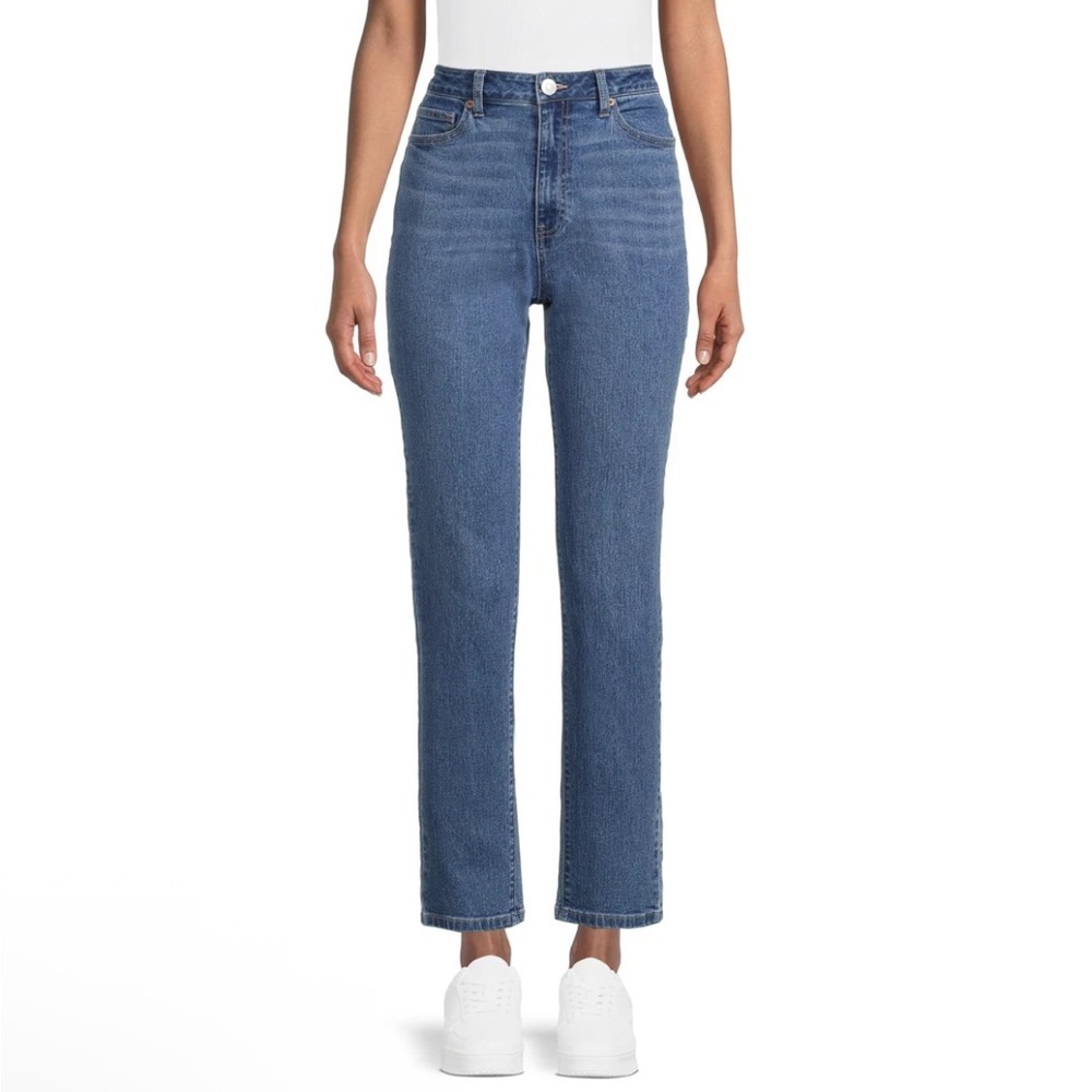 No Boundaries High Rise Mom Jeans, Dark Wash, NEW!! Junior’s Size 13